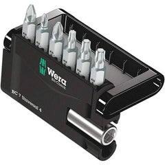 Wera - Screwdriver Bit Sets Type: Insert Bit Set Drive Size: 1/4 (Inch) - Caliber Tooling