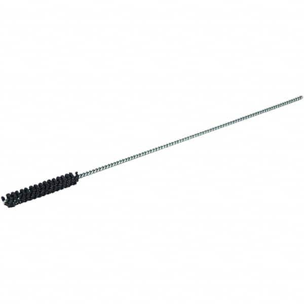 Weiler - 0.354" to 9mm Bore Diam, 320 Grit, Silicon Carbide Flexible Hone - Caliber Tooling