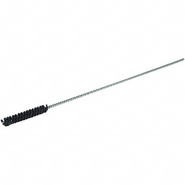 Weiler - 0.394" to 10mm Bore Diam, 320 Grit, Silicon Carbide Flexible Hone - Caliber Tooling