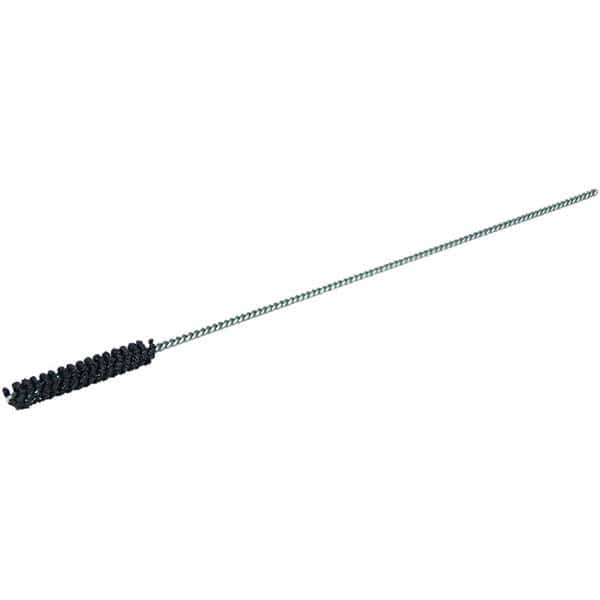 Weiler - 0.2756" to 7mm Bore Diam, 320 Grit, Silicon Carbide Flexible Hone - Caliber Tooling