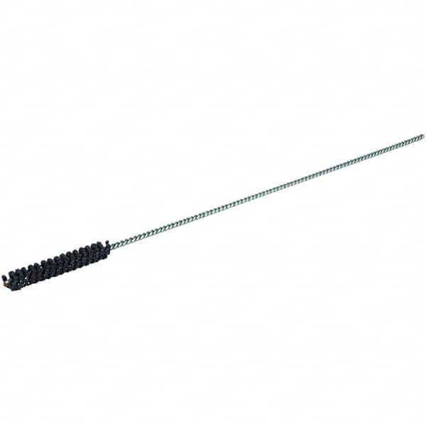 Weiler - 0.394" to 10mm Bore Diam, 240 Grit, Silicon Carbide Flexible Hone - Caliber Tooling