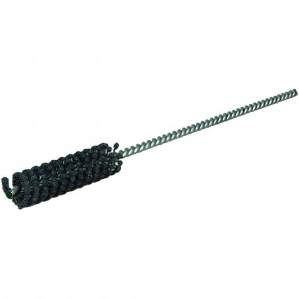 Weiler - 0.709" to 18mm Bore Diam, 120 Grit, Silicon Carbide Flexible Hone - Caliber Tooling