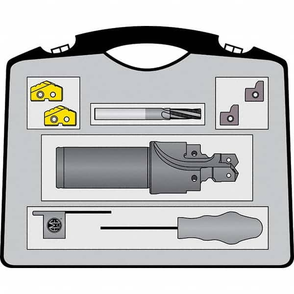 Allied Machine and Engineering - 3/4-16, Tube Dash 8, Indexable Porting Tool - Caliber Tooling