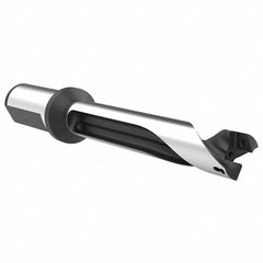 Allied Machine and Engineering - 20mm to 22mm Diam 7xD 153.9mm Max Depth Straight Flute Spade Drill - Caliber Tooling