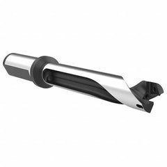 Allied Machine and Engineering - 17mm to 18mm Diam 5xD 89.9mm Max Depth Straight Flute Spade Drill - Caliber Tooling