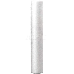 Plumbing Cartridge Filter: 2-1/2″ OD, 20″ Long, 10 micron, Tightly Spun Cotton Reduces Sediment