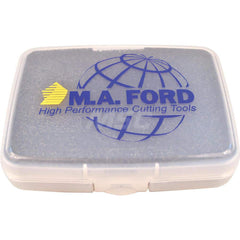 M.A. Ford - Chamfer Mill Sets; End Type: Single ; Chamfer Mill Material: Solid Carbide ; Chamfer Mill Finish/Coating: AlCrN ; Cutter Head Diameter (Inch): 1/4; 3/8; 1/2 ; Included Angle A: 60 ; Overall Length (Inch): 2-1/2;2-1/2;3 - Exact Industrial Supply