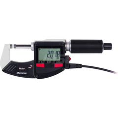 Mahr - Electronic Outside Micrometers; Type: Digital Outside Micrometer ; Minimum Measurement (Decimal Inch): 4 ; Minimum Measurement (mm): 100 ; Maximum Measurement (mm): 125 ; Thimble Type: Ratchet ; Calibrated: Yes - Exact Industrial Supply