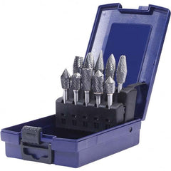 SGS Pro - Burr Sets Head Shape: Combi/Ball; Cylinder w/Endcut; Ball Nose Tree; Pointed Tree; Combi/Double Inverted Cone; Combi/Inverted Cone/Cylinder; Combi/90 Cone Tooth Style: Double Cut - Caliber Tooling