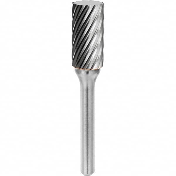 SGS Pro - 5/16" Cut Diam, 1/4" Shank Diam, Tungsten Carbide Inox Cut Cylinder Burr - Caliber Tooling