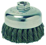 4X0.014 2X ROW WIRE CUP BRUSH - Caliber Tooling