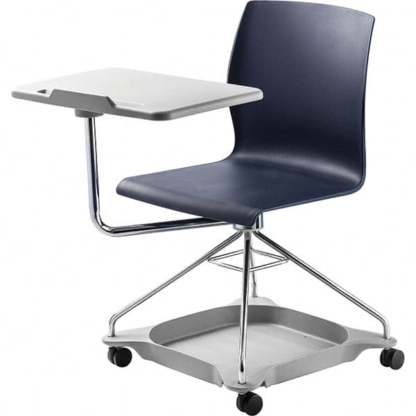 NPS - Swivel & Adjustable Office Chairs   Type: Mobile Tablet Chair    Color: Blue - Caliber Tooling