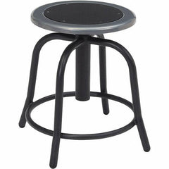 NPS - Swivel & Adjustable Stools Type: Adjustable Height Swivel Stool Base Type: Steel - Caliber Tooling