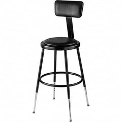 NPS - Swivel & Adjustable Stools Type: Adjustable Height Stool Base Type: Steel - Caliber Tooling