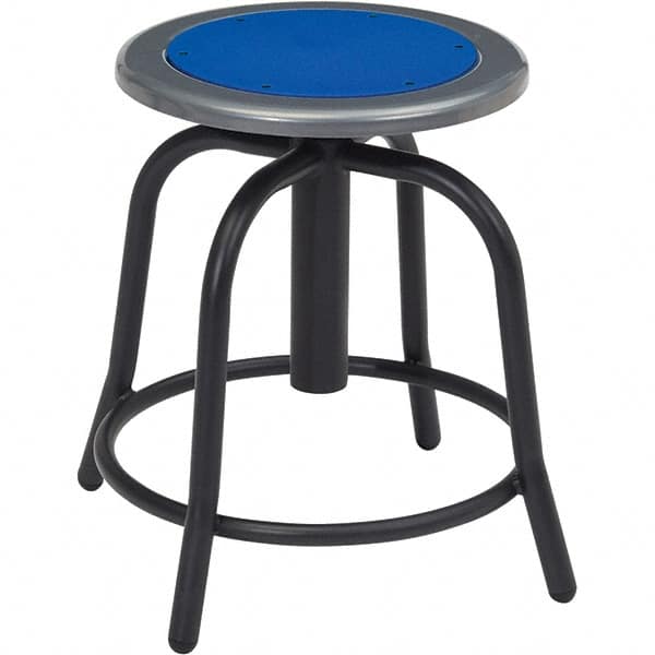 NPS - Swivel & Adjustable Stools Type: Adjustable Height Swivel Stool Base Type: Steel - Caliber Tooling