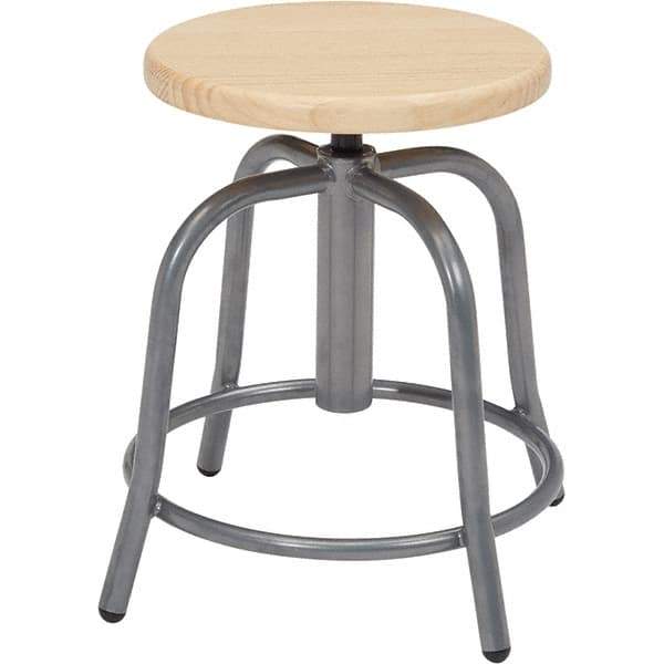 NPS - Swivel & Adjustable Stools Type: Adjustable Height Swivel Stool Base Type: Steel - Caliber Tooling