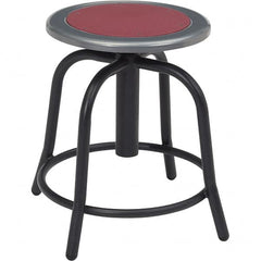 NPS - Swivel & Adjustable Stools Type: Adjustable Height Swivel Stool Base Type: Steel - Caliber Tooling