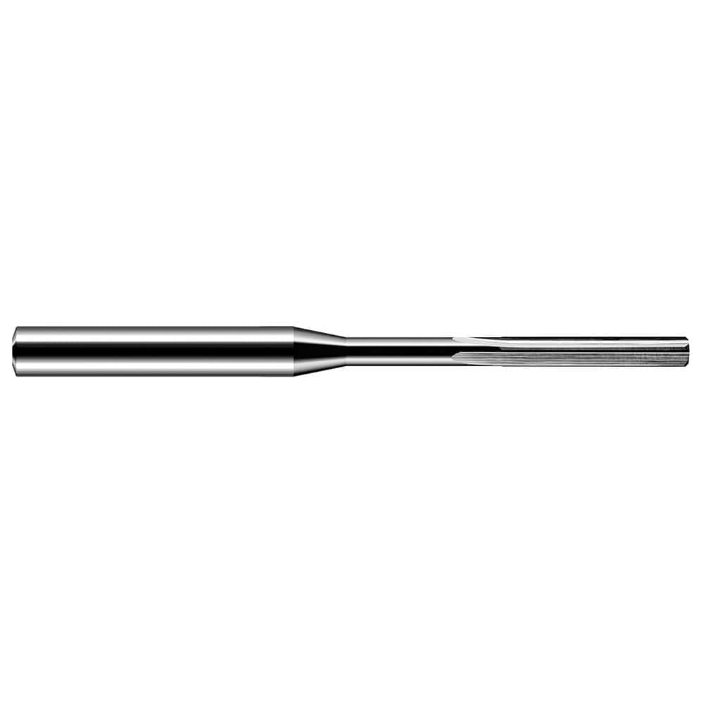 Harvey Tool - 0.1265" Diam 4-Flute Straight Shank Straight Flute Solid Carbide Chucking Reamer - Exact Industrial Supply