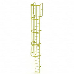 TRI-ARC - Rolling & Wall Mounted Ladders & Platforms Type: Fixed Ladder Style: Safety Cage - Caliber Tooling