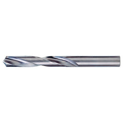 ‎7/32″ Dia. × 0.219″ Shank × 1-3/4″ Flute Length × 3″ OAL, 118°, Bright, 2xD Flute, Round Solid Carbide Drill - Exact Industrial Supply