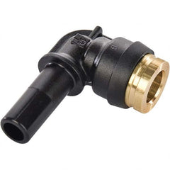 Parker - Plastic Push-To-Connect Tube Fittings Type: Plug-In Elbow Tube Outside Diameter (Inch): 1/4 x 3/8 - Caliber Tooling