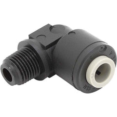 Parker - Plastic Push-To-Connect Tube Fittings Type: Male Swivel Elbow Tube Outside Diameter (Inch): 3/8 x 3/8 - Caliber Tooling