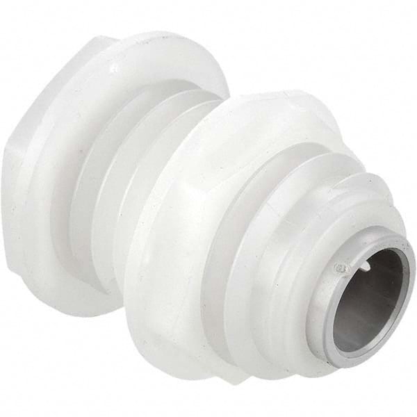 Parker - Plastic Push-To-Connect Tube Fittings Type: Bulkhead Union Tube Outside Diameter (Inch): 1/2 x 1/2 - Caliber Tooling