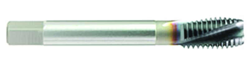 10-24 3 Fl H3 VC-10 Spiral Point Tap-- V Coating - Caliber Tooling