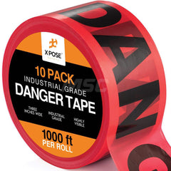 1,000' x 3″ x 2 mil Polyethylene Barricade Tape Legend: Danger