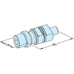 EDM Clamping Accessories; Accessory Type: Spigot; System Compatibility: Erowa ITS; For Use With: Erowa ITS/RHS ITS; Series: RHS ITS