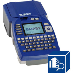 Electronic Label Makers; Type: Printer Workstation; Power Source: Rechargeable Battery; AC Adapter; Resolution: 320 x 240 pixels; Includes: Indoor Outdoor Vinyl Labels (MC-1500-595-WT-BK); AC Adapter/Battery Charger (M-AC-143110); USB Cable (M-USB-103788)