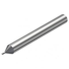 R216.32-00530-AE05G 1620 0.5mm 2 FL Solid Carbide End Mill - Corner Radius w/Cylindrical Shank - Caliber Tooling