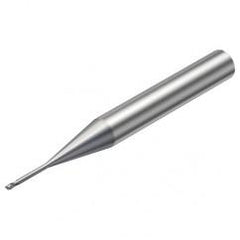 R216.32-00630-AI06G 1620 0.6mm 2 FL Solid Carbide End Mill - Corner Radius w/Cylindrical Shank - Caliber Tooling