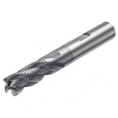 R216.35-25030-BC45B 1620 25mm 5 FL Solid Carbide End Mill - Corner Radius w/Weldon Shank - Caliber Tooling