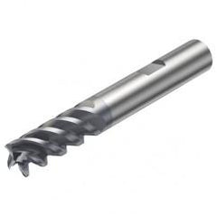 R216.34-08050-BC19P 1620 8mm 4 FL Solid Carbide End Mill - Corner Radius w/Weldon Shank - Caliber Tooling