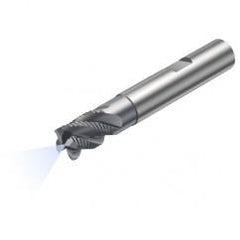 R215.34C20040-DS20K 1640 20mm 4 FL Solid Carbide End Mill - Corner Radius w/Cylindrical - Neck Shank - Caliber Tooling