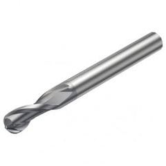 R216.42-01530-AK20G 1620 1.5mm 2 FL Solid Carbide Ball Nose End Mill w/Cylindrical Shank - Caliber Tooling