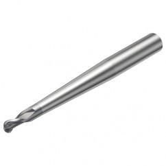 R216.42-12030-AP12G 1610 12mm 2 FL Solid Carbide Ball Nose End Mill w/Cylindrical Shank - Caliber Tooling