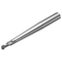 R216.42-05030-AP05G 1610 5mm 2 FL Solid Carbide Ball Nose End Mill w/Cylindrical Shank - Caliber Tooling