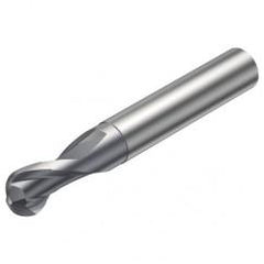 R216.42-05030-AI05G 1610 5mm 2 FL Solid Carbide Ball Nose End Mill w/Cylindrical Shank - Caliber Tooling