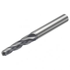 R216.54-16040RAL45G 1620 16mm 4 FL Solid Carbide Conical Ball Nose End Mill w/Cylindrical Shank - Caliber Tooling