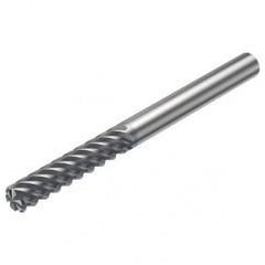 RA215.26-1650BAL18L 1620 6.35mm 6 FL Solid Carbide End Mill - Corner Radius w/Cylindrical Shank - Caliber Tooling