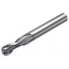 1B231-0476-XA 1620 4.76mm 2 FL Ballnose w/Cylindrical Shank - Caliber Tooling