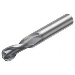 1B232-0953-XA 1620 9.525mm 2 FL Ballnose w/Cylindrical Shank - Caliber Tooling