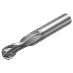 2B230-1000-NA N20C 10mm 2 FL Ballnose w/Cylindrical Shank - Caliber Tooling