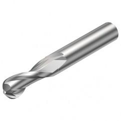 2B330-1000-NC H10F 10mm FL Ballnose w/Cylindrical with Neck Shank - Caliber Tooling