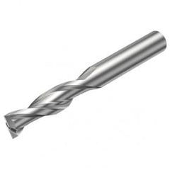 2P160-0300-NA H10F 3mm FL Straight Center Cut w/Cylindrical Shank - Caliber Tooling