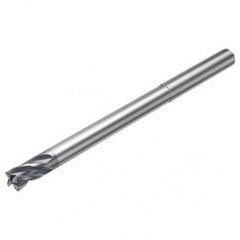 2P210-1200-NC N20C 12mm 4 FL Straight Center Cut w/Cylindrical with Neck Shank - Caliber Tooling