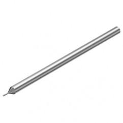 2P212-0050-PC 1620 0.5mm FL Straight Center Cut w/Cylindrical with Neck Shank - Caliber Tooling