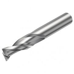 2P232-1200-NA H10F 12mm FL Straight Center Cut w/Cylindrical Shank - Caliber Tooling